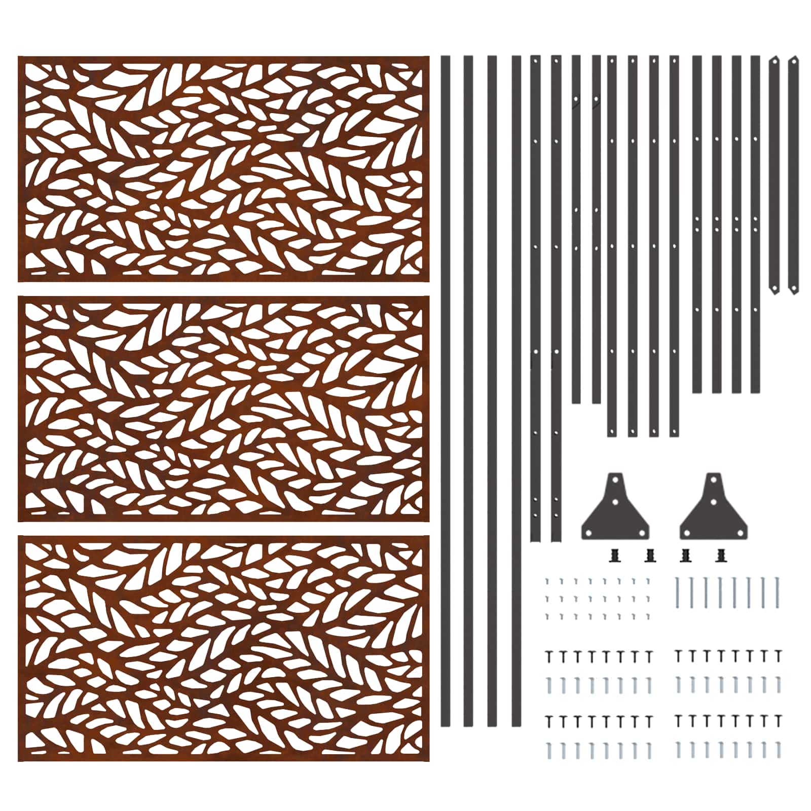 Zaslon za privatnost Siva 100 x 50 x 180 cm