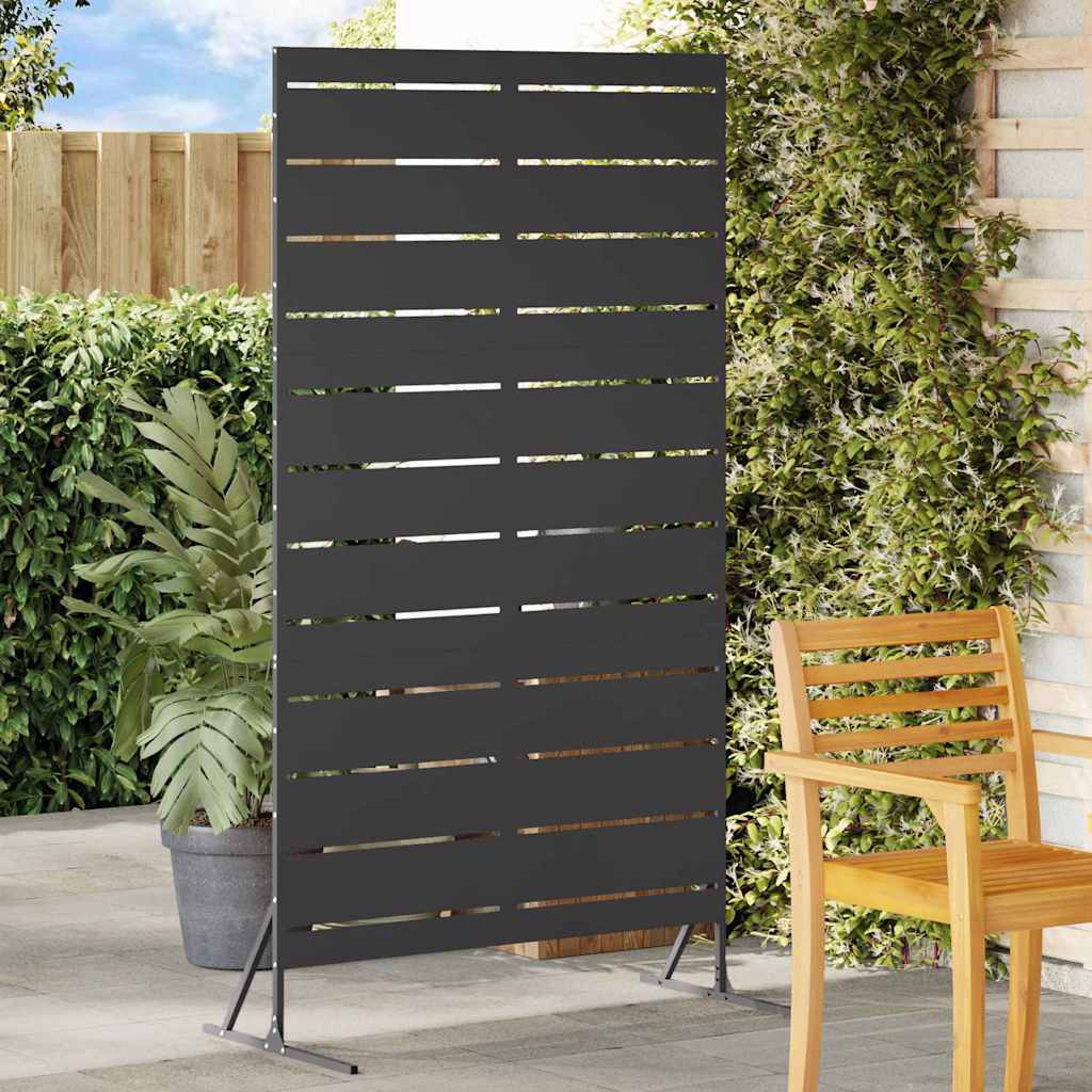 Zaslon za privatnost Crna 100 x 50 x 180 cm Čelik