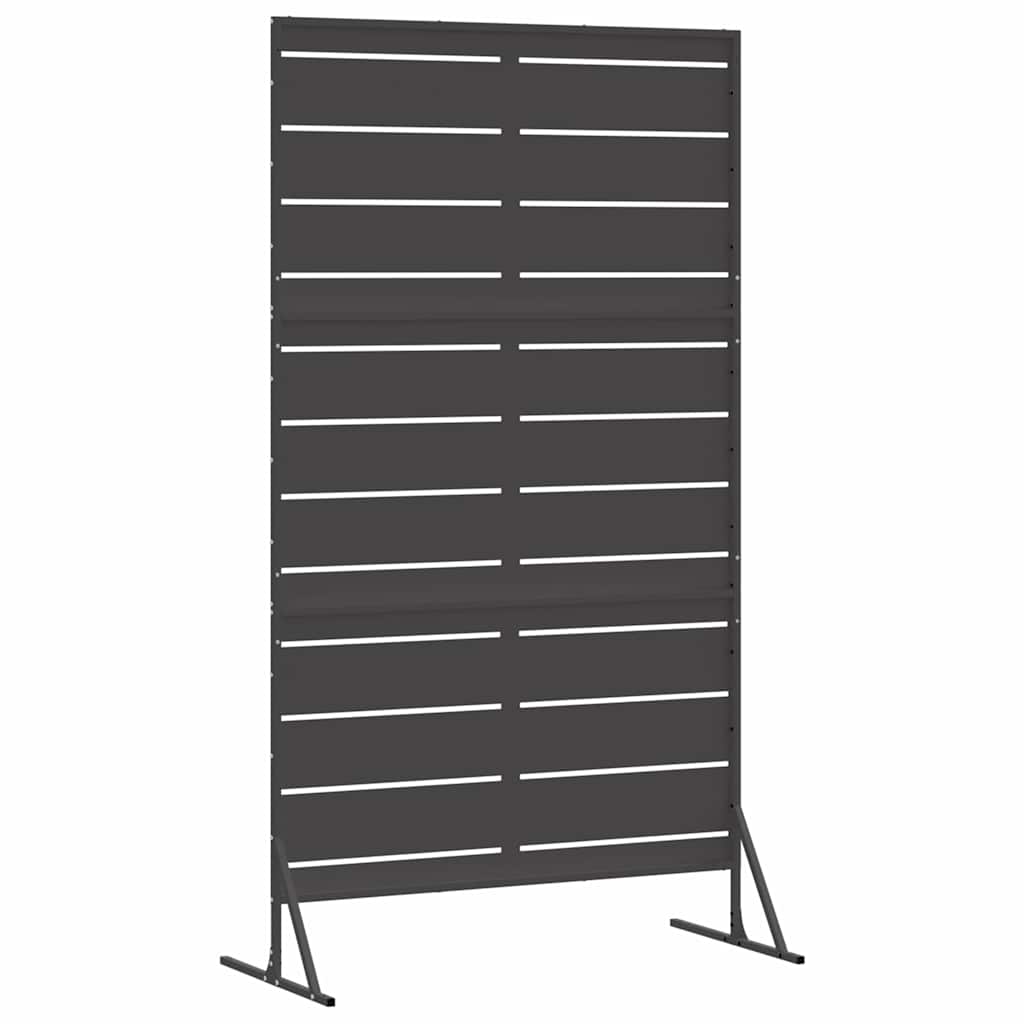 Zaslon za privatnost Crna 100 x 50 x 180 cm Čelik
