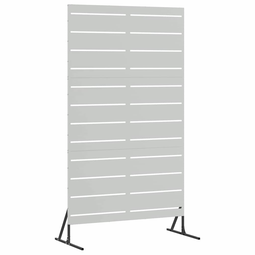 Zaslon za privatnost 100 x 50 x 180 cm Pocinčani čelik Srebrna