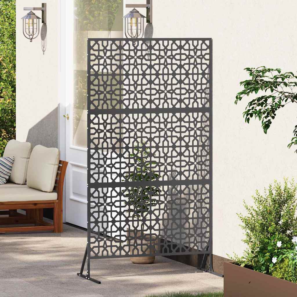 Zaslon za privatnost Crna 100 x 50 x 180 cm Čelik