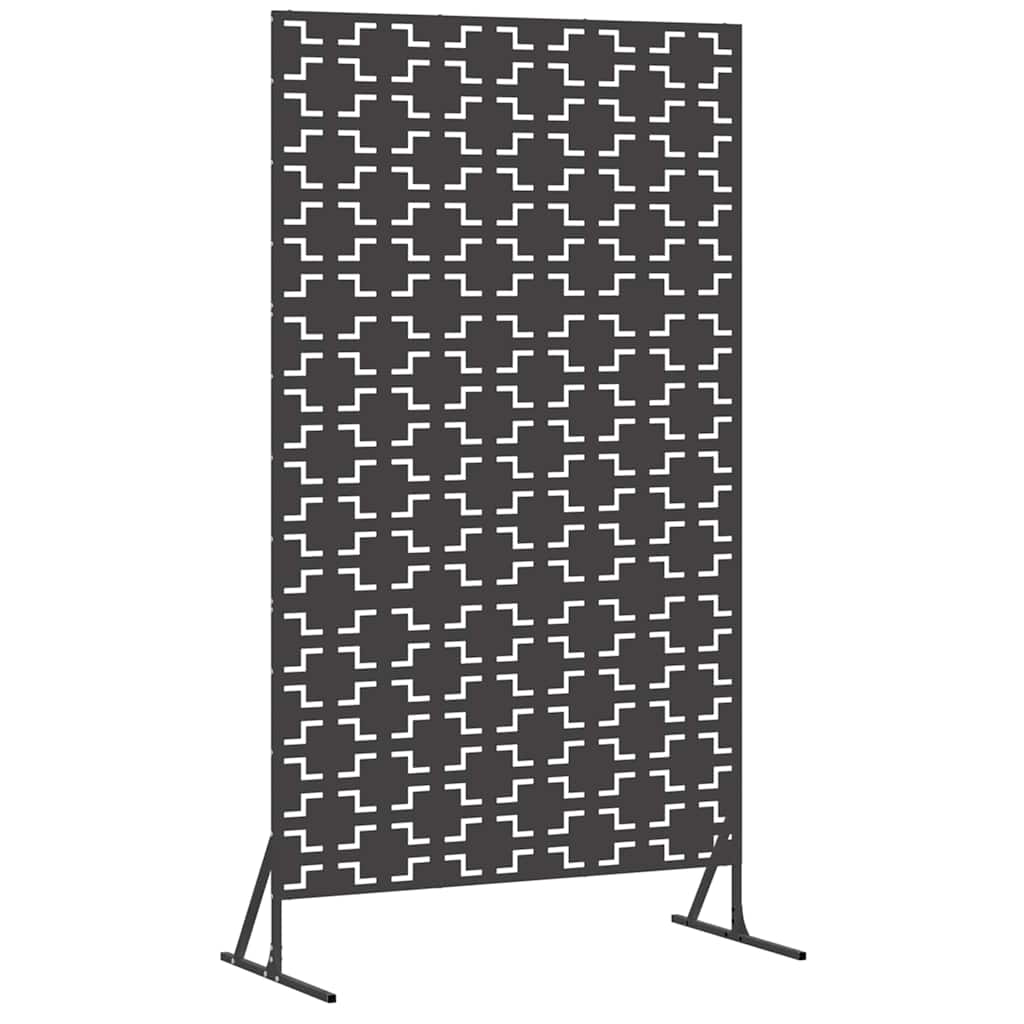Zaslon za privatnost Crna 100 x 50 x 180 cm Čelik