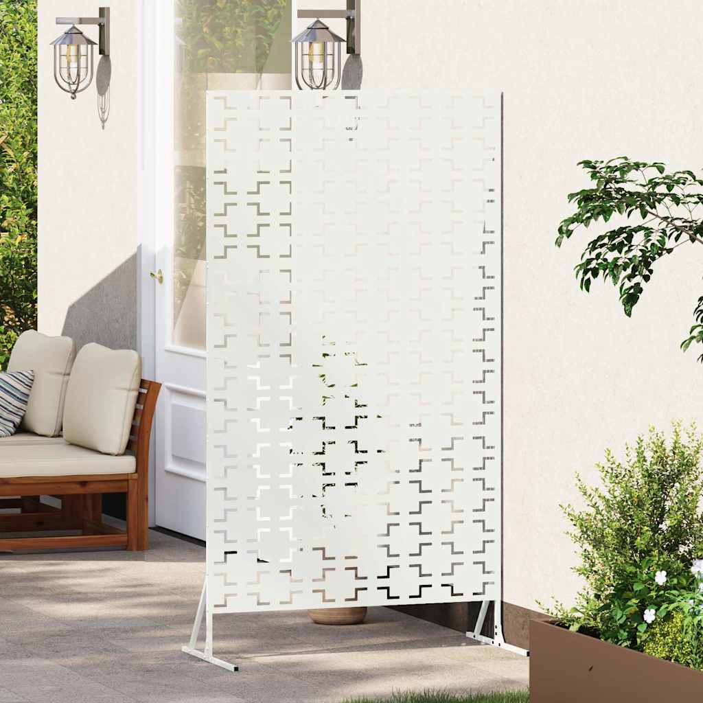 Zaslon za privatnost Bijelo 100 x 50 x 180 cm Čelik