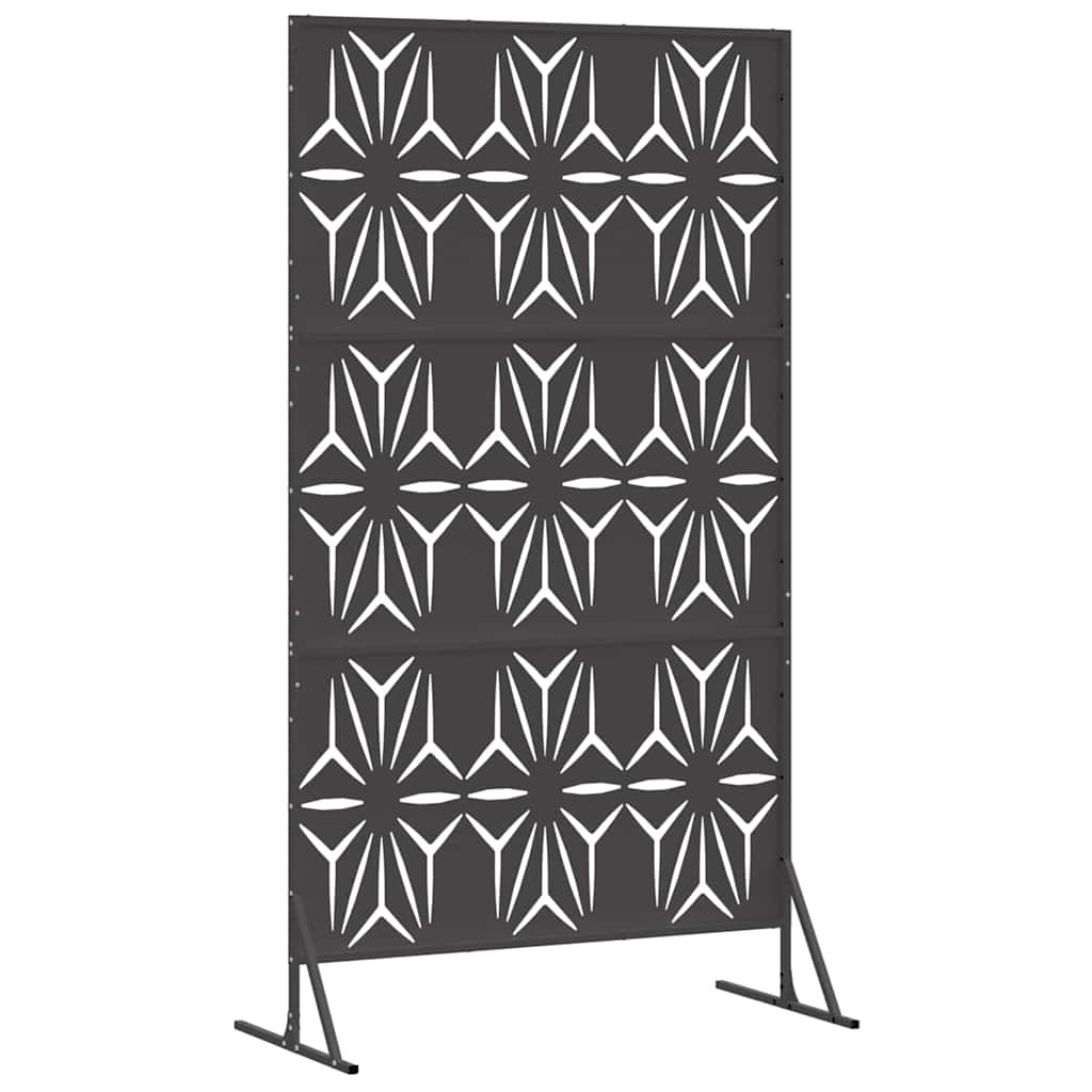Zaslon za privatnost Crna 100 x 50 x 180 cm Čelik