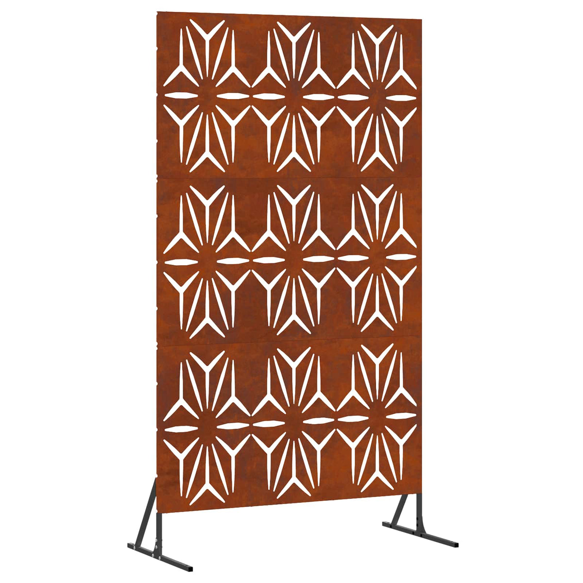 Zaslon za privatnost 100 x 50 x 180 cm Otporni čelik Rđa
