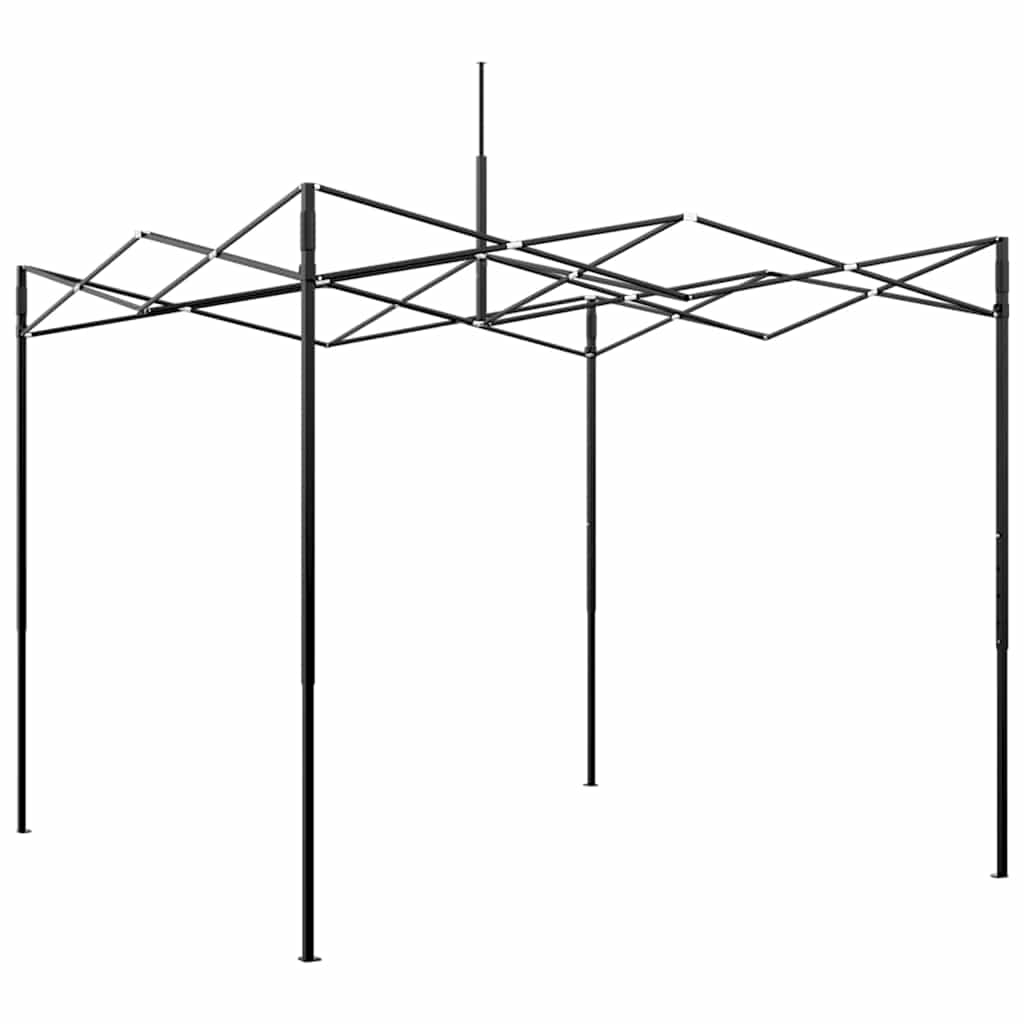 Staklenik s sklopivim okvirom Zelena 290 x 290 x 315 cm Željezo
