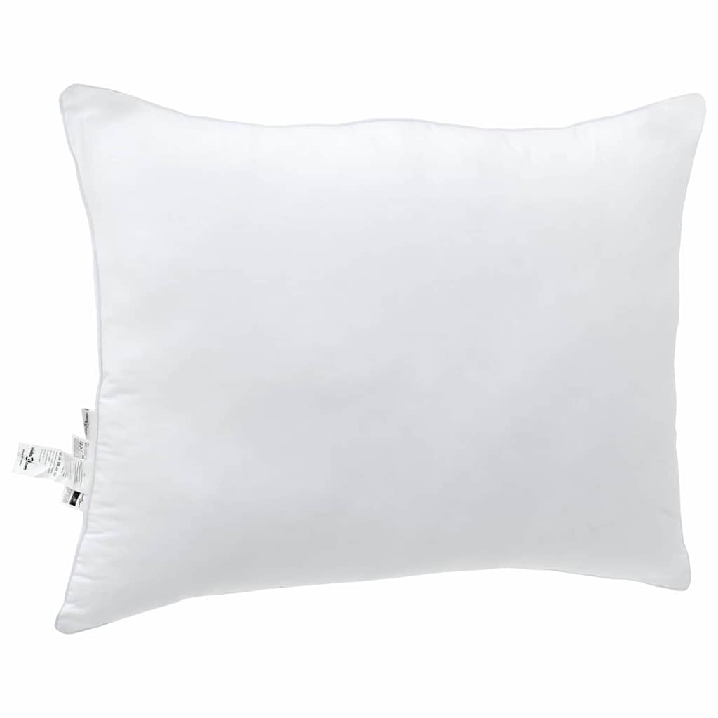 Jastuk s jastukom 2 pcs Bijelo 62 x 31 x 0 cm Pamuk i poliester