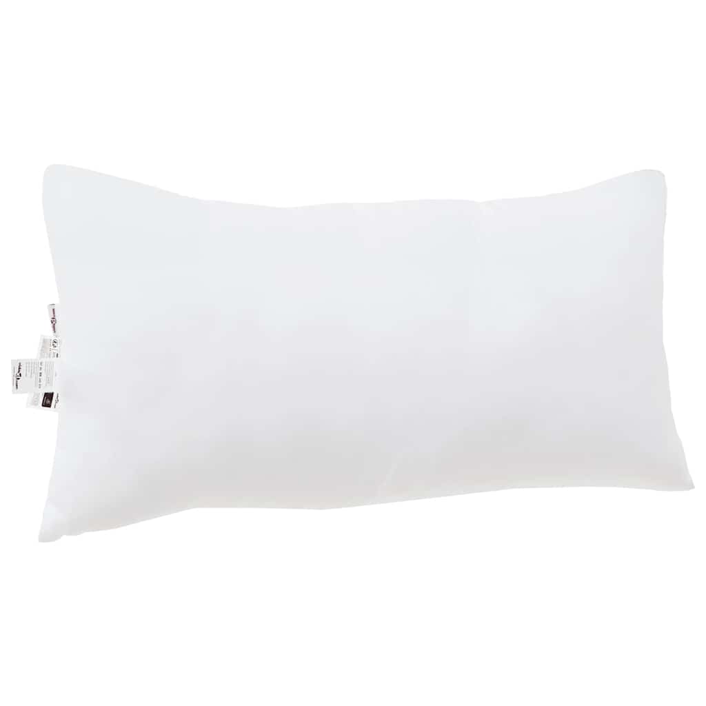Jastuk s jastukom 2 pcs Bijelo 81 x 42 x 20 cm Poliester