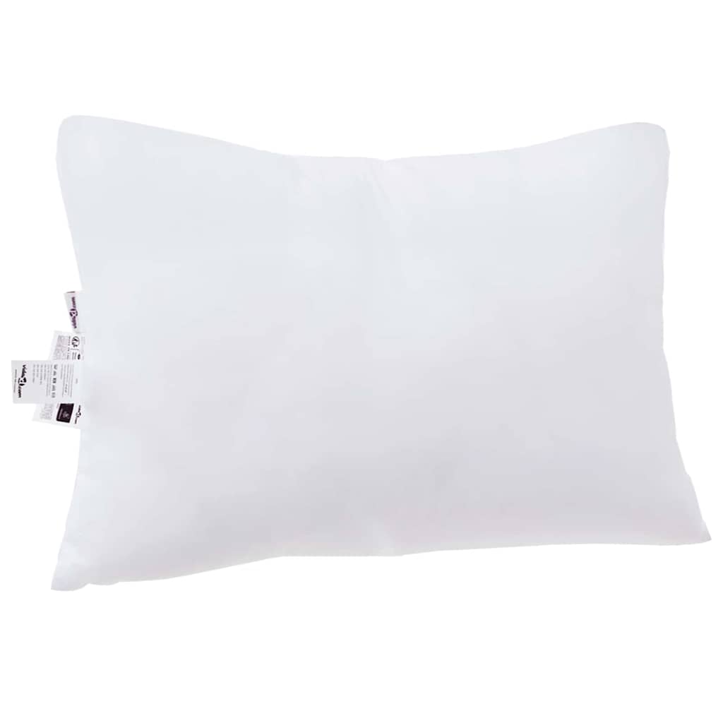 Jastuk s jastukom 2 pcs Bijelo 71 x 51 x 20 cm Poliester