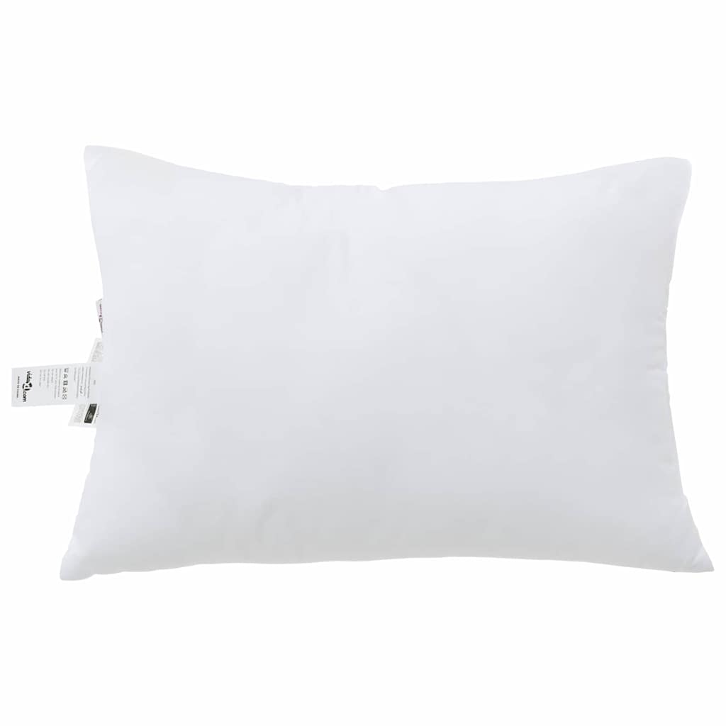 Jastuk s jastukom 2 pcs Bijelo 79 x 60 x 20 cm Poliester