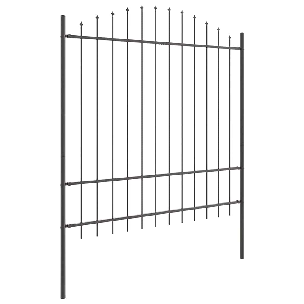 Vrtna Ograda Woerden Siva 170 x 215 cm Čelik s prahom premazan