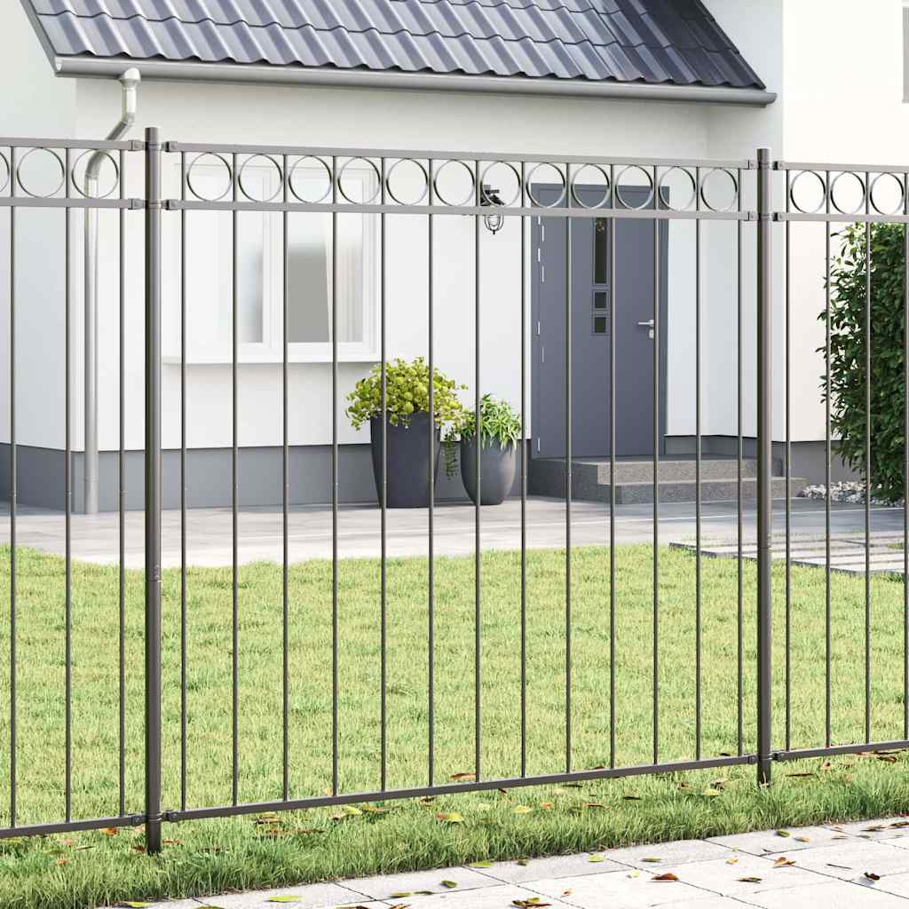 Element Ograde ASSEN Siva 170 x 200 cm Čelik