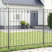 Element Ograde ASSEN Siva 170 x 200 cm Čelik