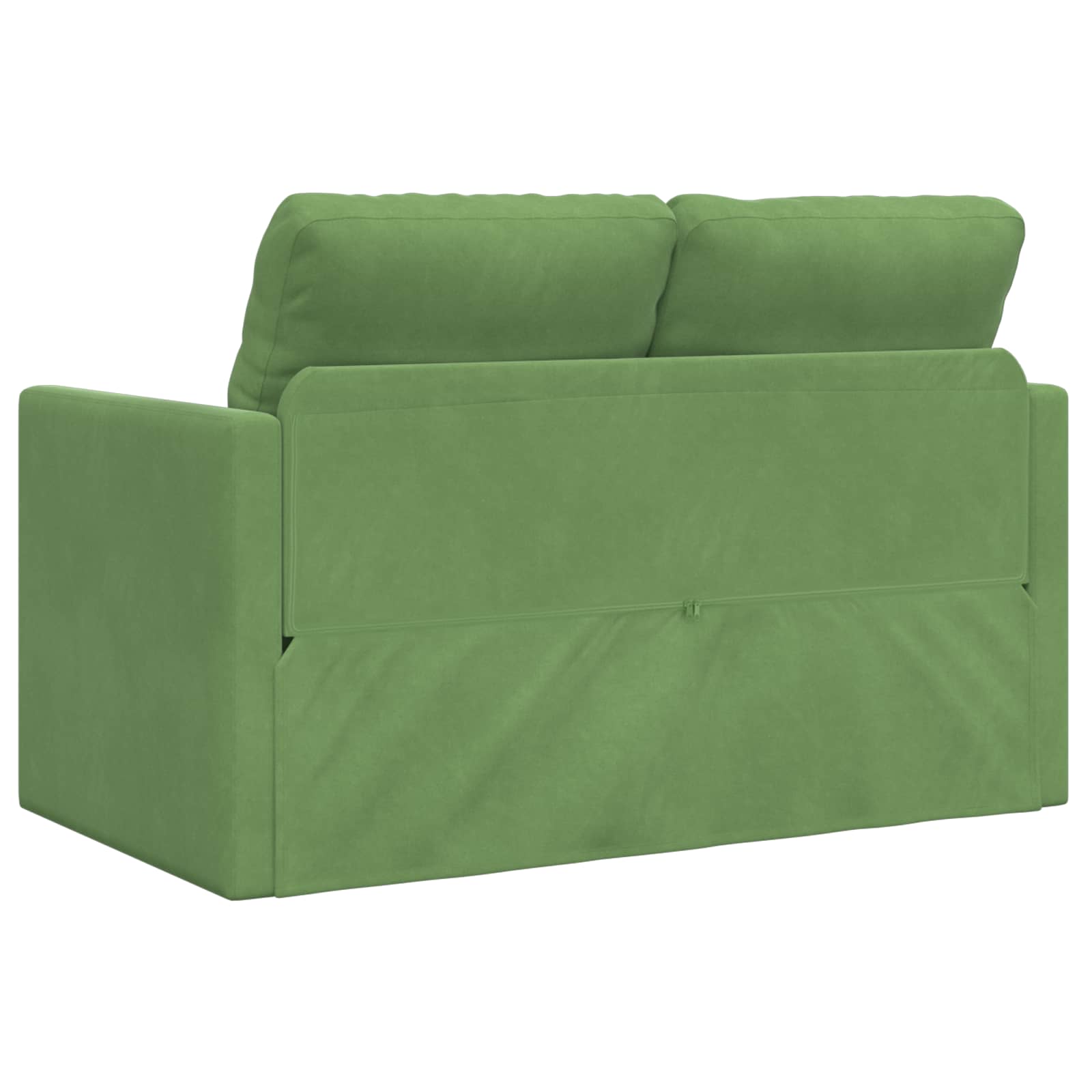 Krevet na razvlačenje Svijetlo zelena 204 x 122 x 60 cm Baršun