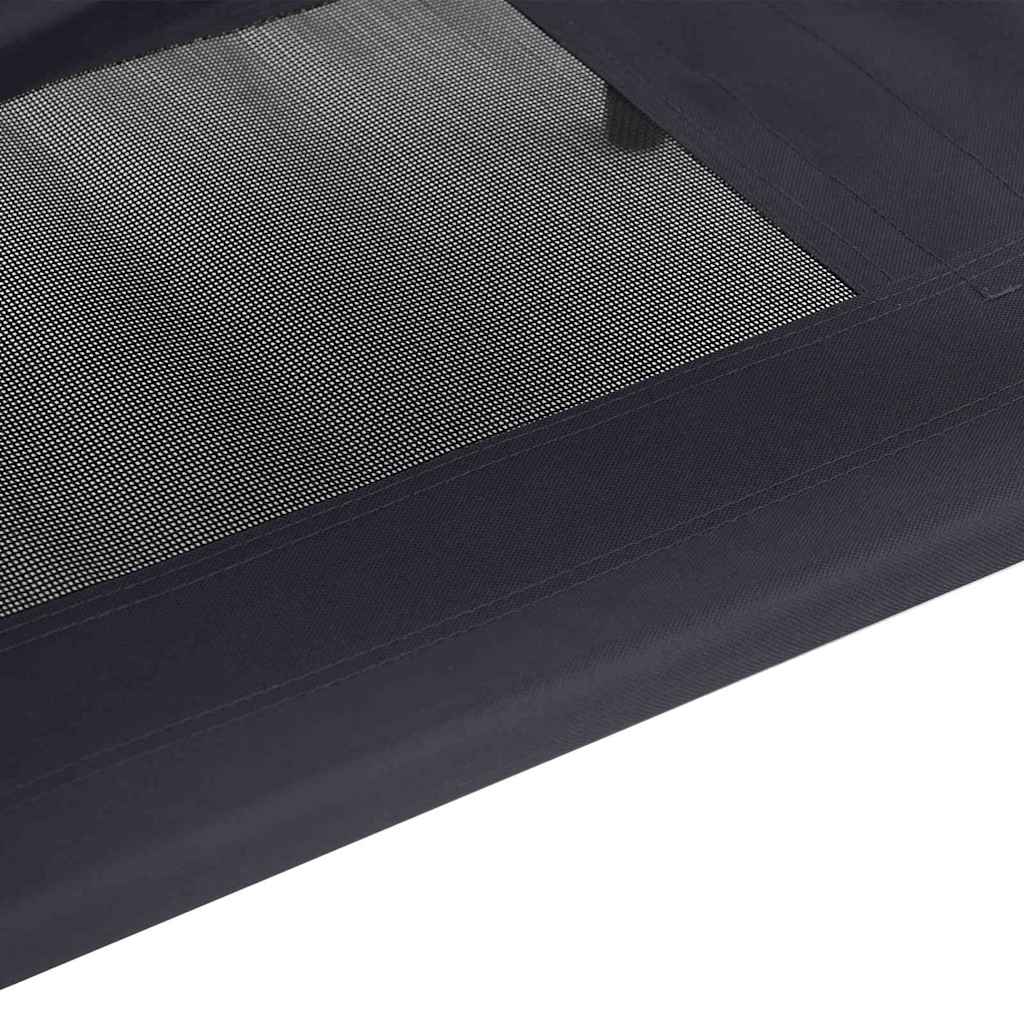 Krevet za psa Crna 76 x 62 x 70,5 cm Čelik