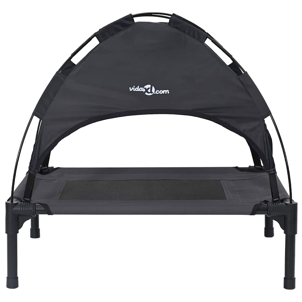 Krevet za psa Crna 76 x 62 x 70,5 cm Čelik