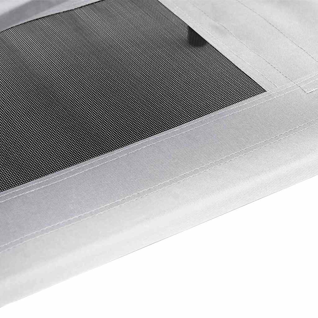 Krevet za psa Srebrno Siva 76 x 62 x 70,5 cm Čelik