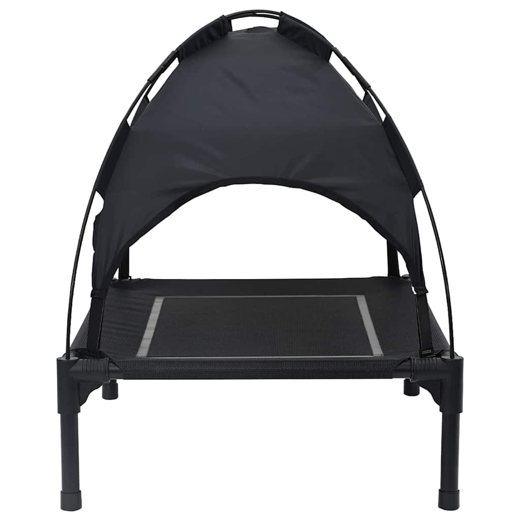 Krevet za psa Crna 63 x 49,5 x 60 cm Čelik