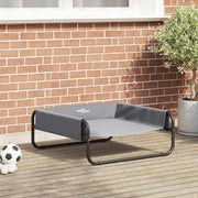 Krevet za psa Svijetlo siva 70 x 70 x 28,5 cm Čelik