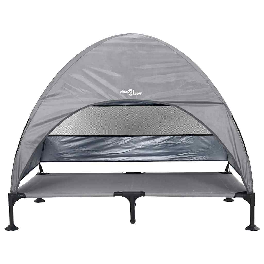 Povišeni krevet za pse Svijetlo siva 127 x 81 x 108 cm