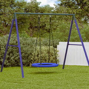 Ljuljačka u gnijezdu Plava 100 x 100 x 180 cm Plastika