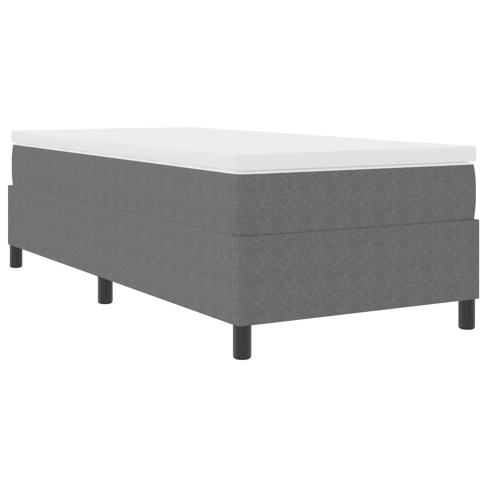 Krevetna platforma Svijetlo siva 80 x 200 cm Kordura tekstil