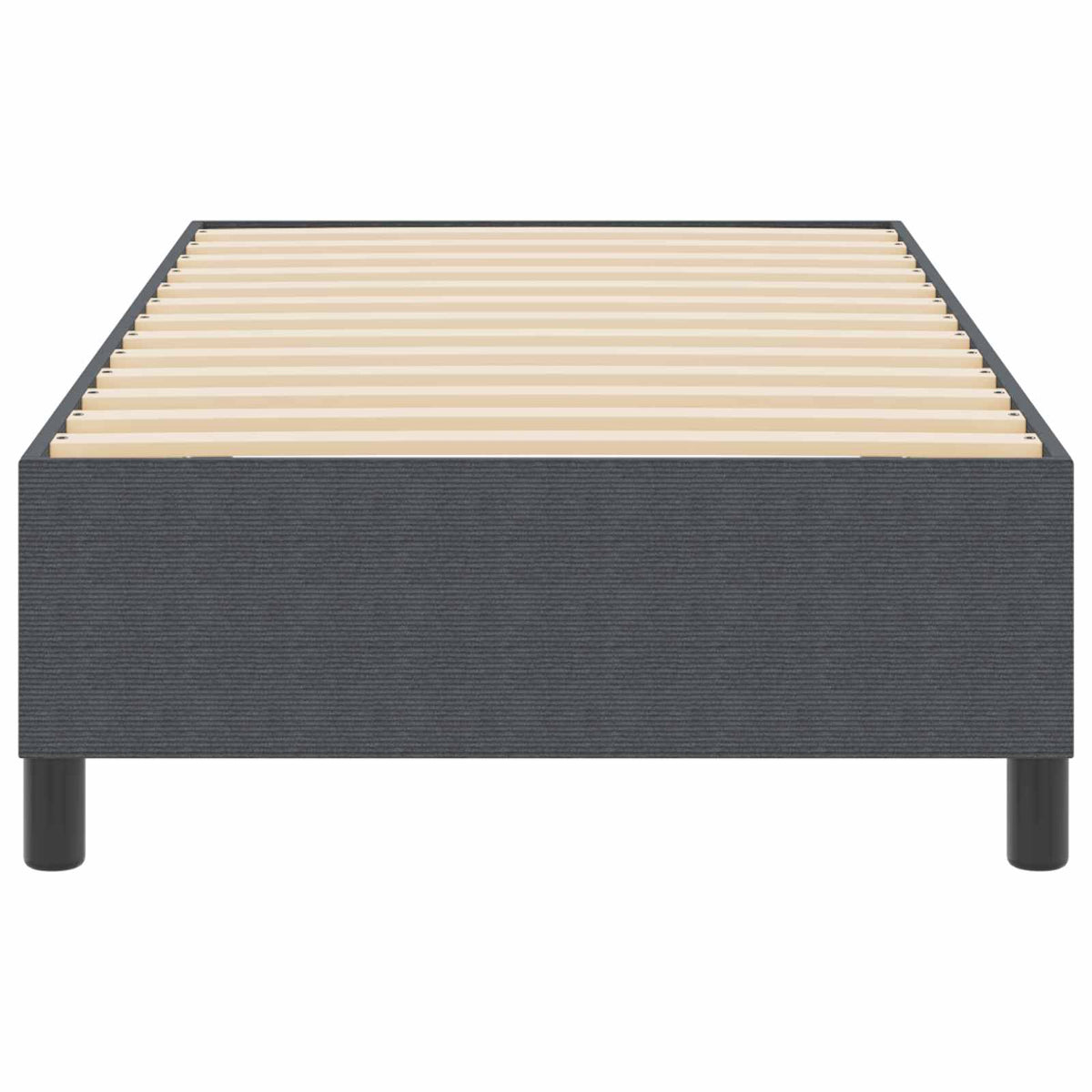 Krevetna platforma Tamno siva 90 x 190 cm Kordura tekstil