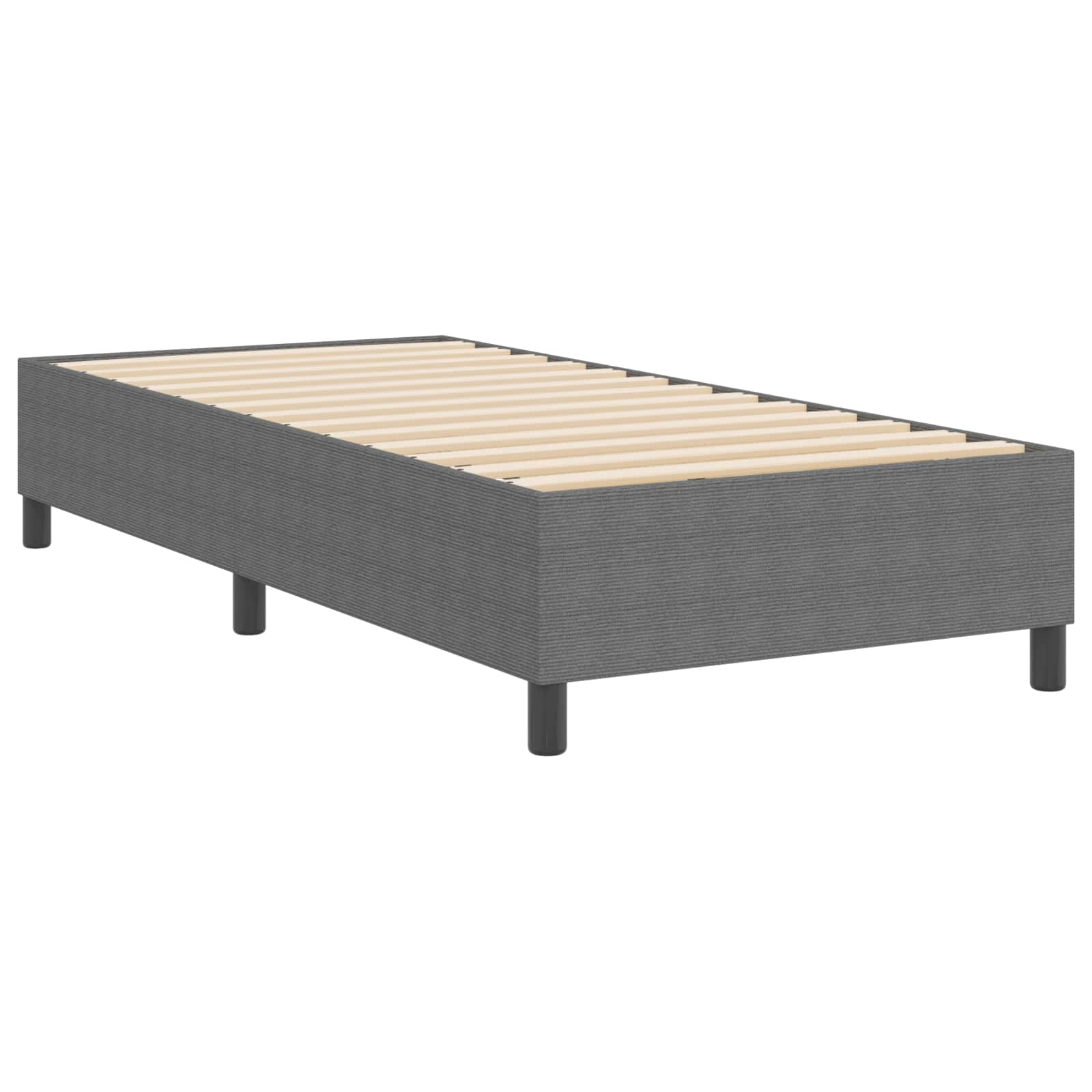 Krevetna platforma Svijetlo siva 90 x 200 cm Kordura tekstil