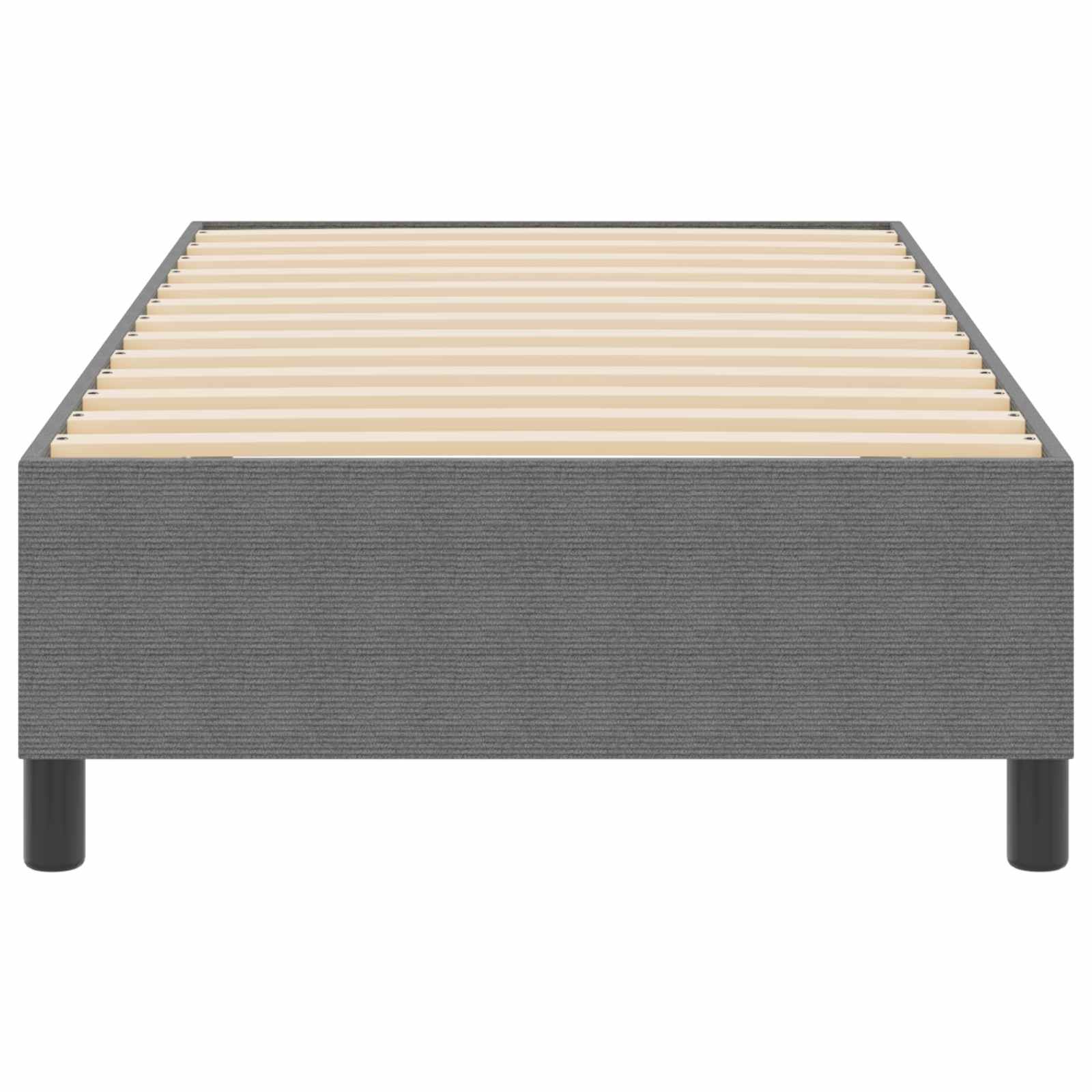 Krevetna platforma Svijetlo siva 90 x 200 cm Kordura tekstil