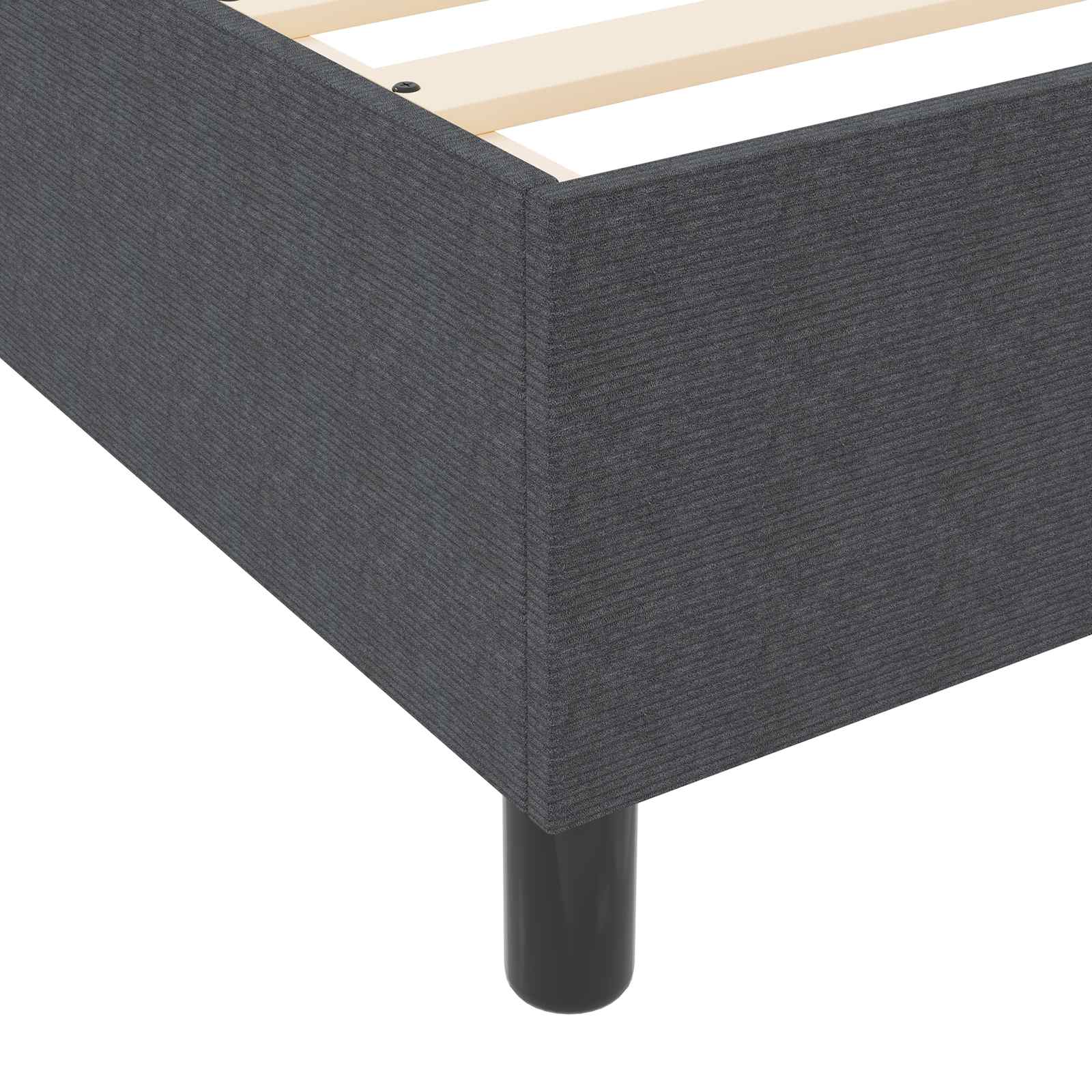 Krevetna platforma Tamno siva 120 x 190 cm Kordura tekstil