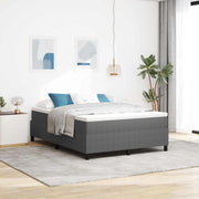 Krevetna platforma Svijetlo siva 140 x 190 cm Kordura tekstil