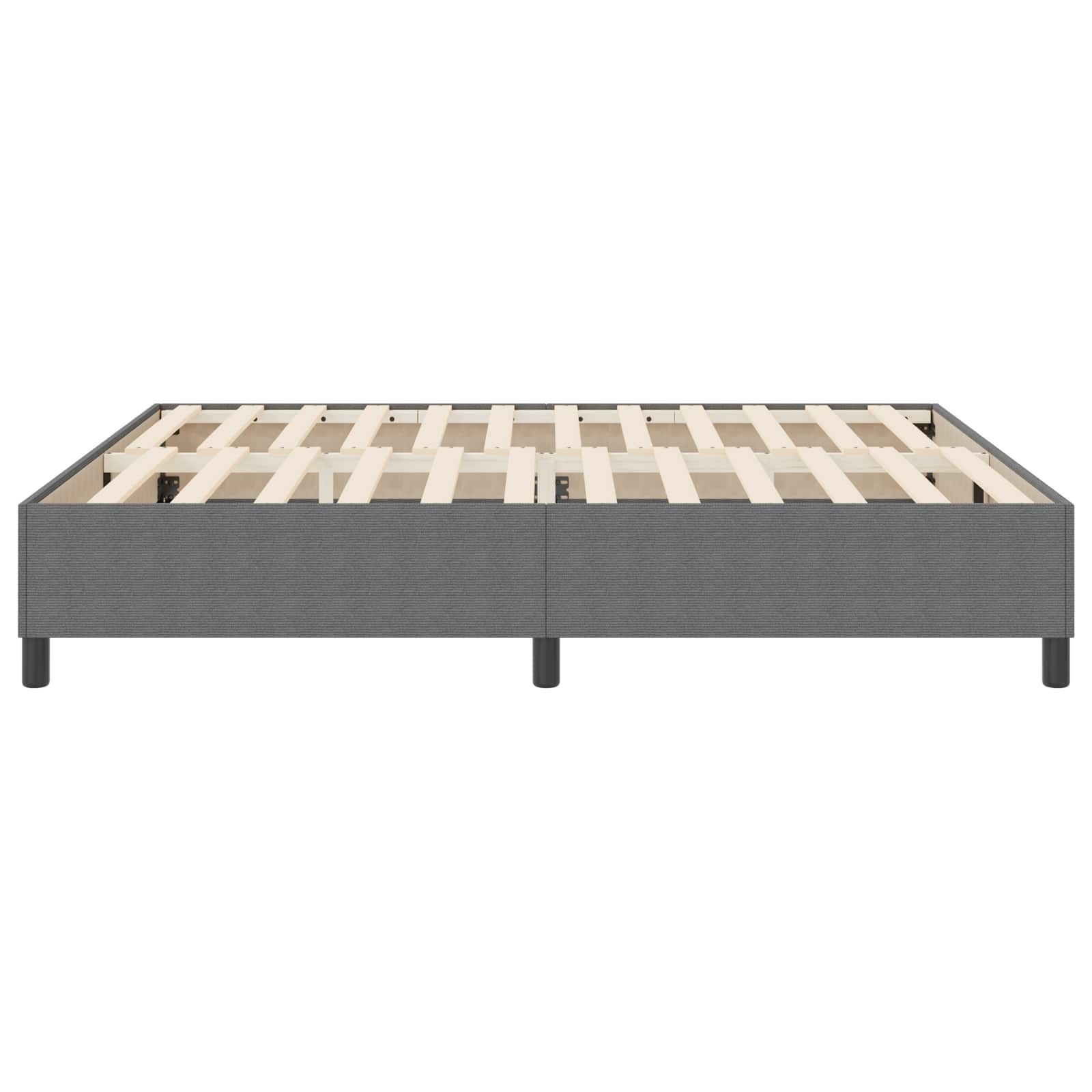 Krevetna platforma Svijetlo siva 180 x 200 cm Kordura tekstil