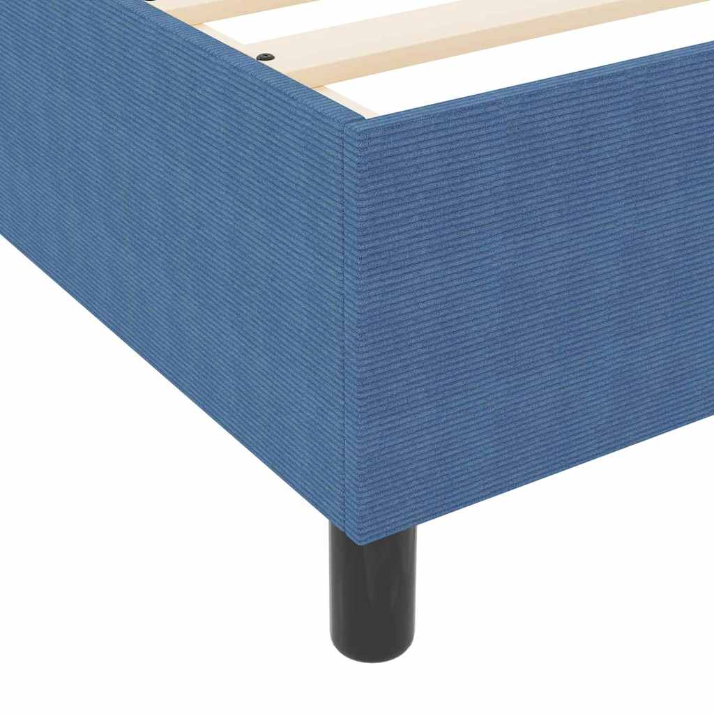 Krevet s opruga kutije Plava i bijela 80 x 200 cm