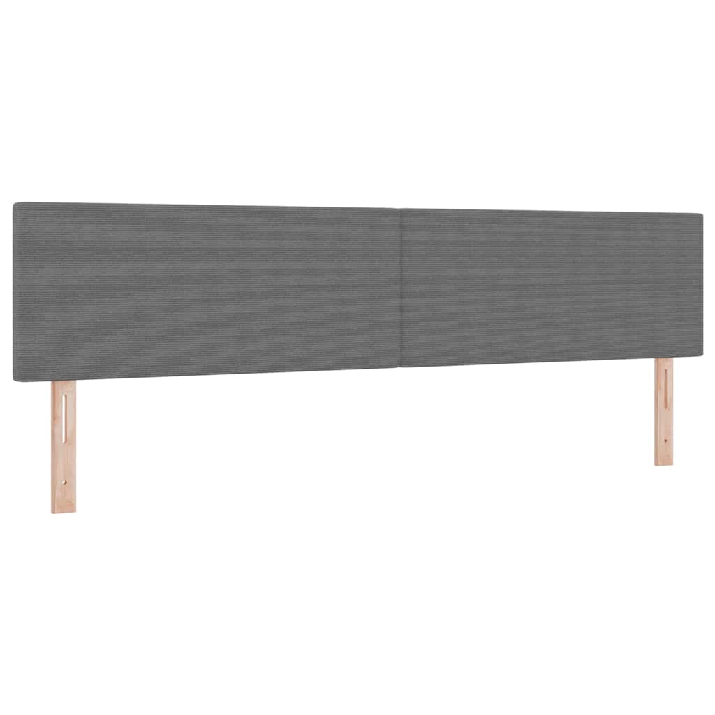 Krevet s opruga kutije Svijetlo siva i bijela. 200 x 200 cm