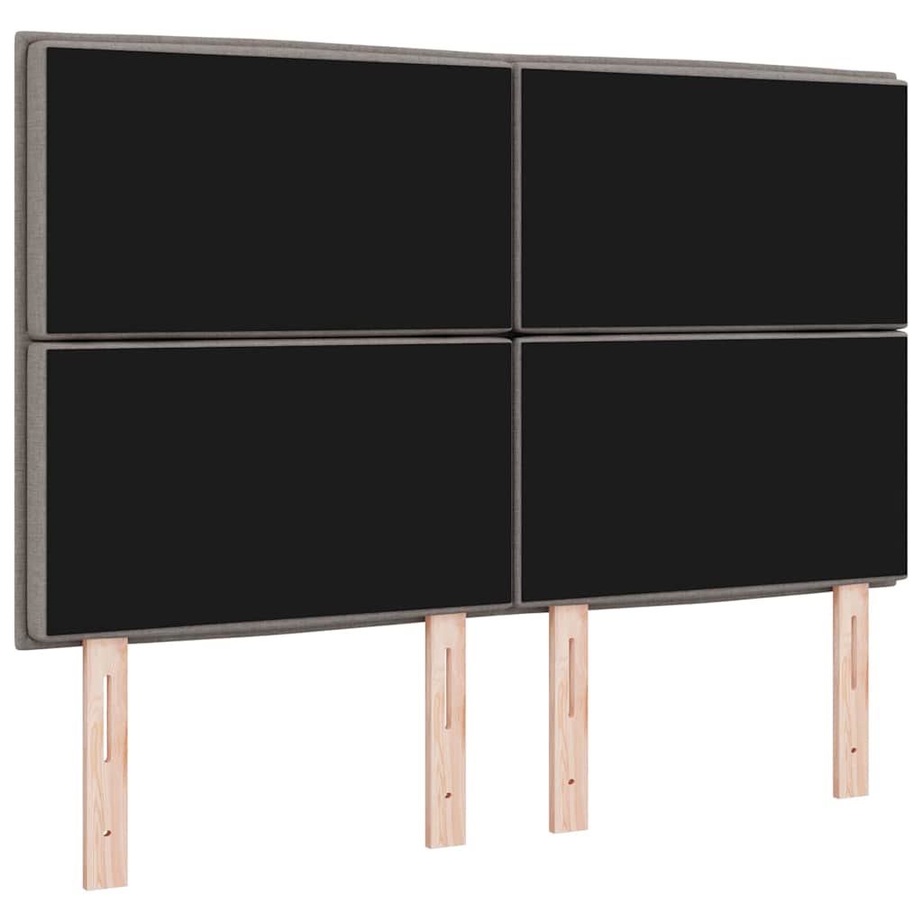 Uzglavlje Sivo-smeđa 144 cm tkanina