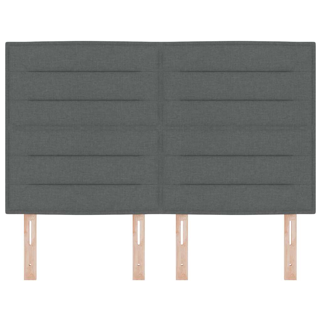Uzglavlje Tamno siva 160 cm tkanina