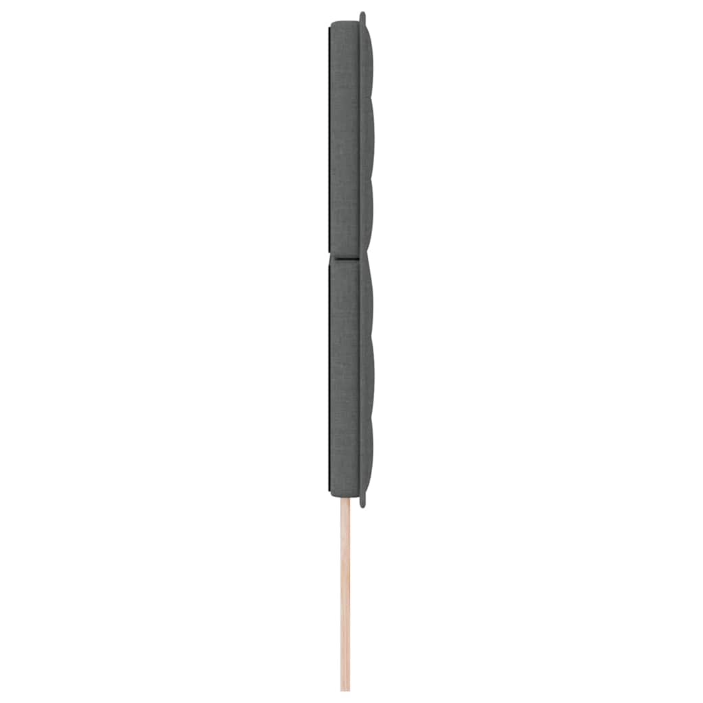 Uzglavlje Tamno siva 160 cm tkanina