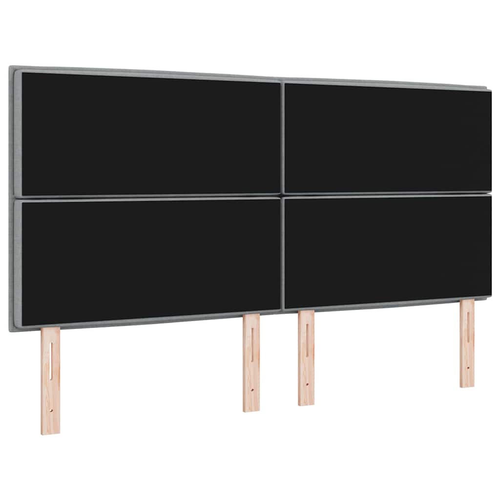 Uzglavlje Svijetlo siva 180 cm tkanina