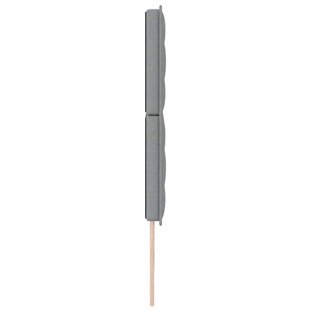 Uzglavlje Svijetlo siva 180 cm tkanina