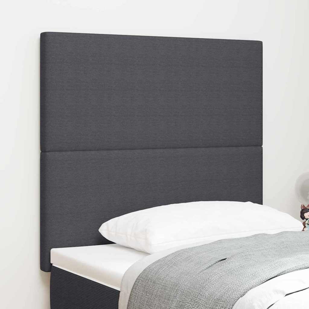 Uzglavlje Tamno siva 90 cm Kordura tekstil