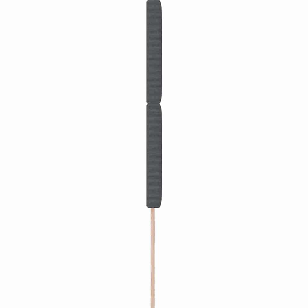 Uzglavlje Tamno siva 100 cm Kordura tekstil
