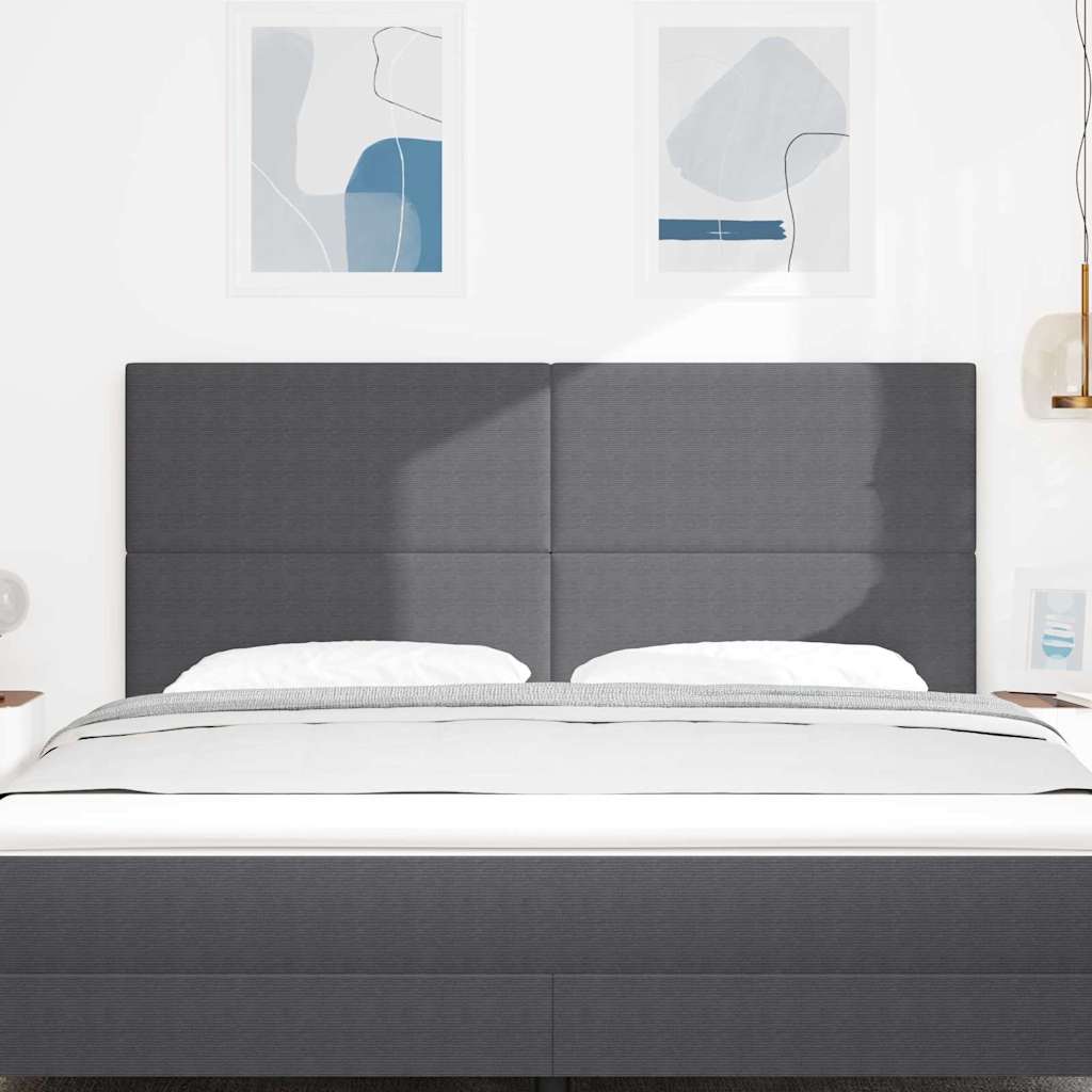 Uzglavlje Tamno siva 180 cm Kordura tekstil
