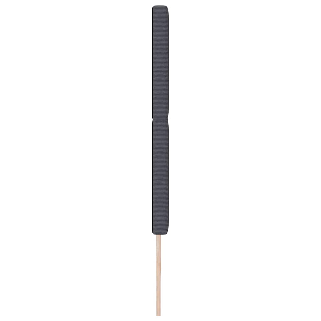 Uzglavlje Tamno siva 200 cm Kordura tekstil