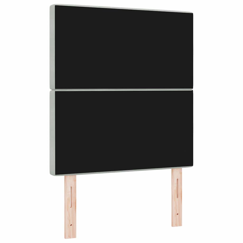 Uzglavlje Svijetlo siva 80 cm Baršun