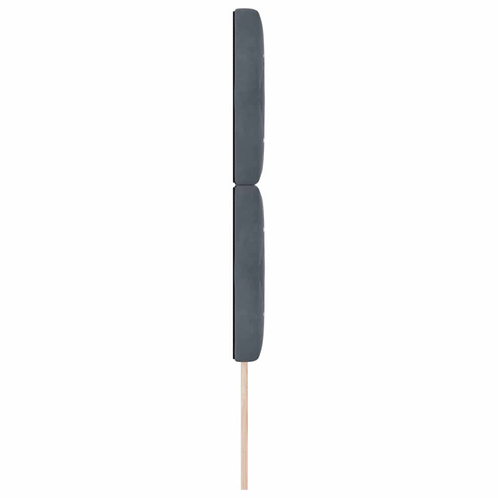 Uzglavlje Tamno siva 80 cm Baršun