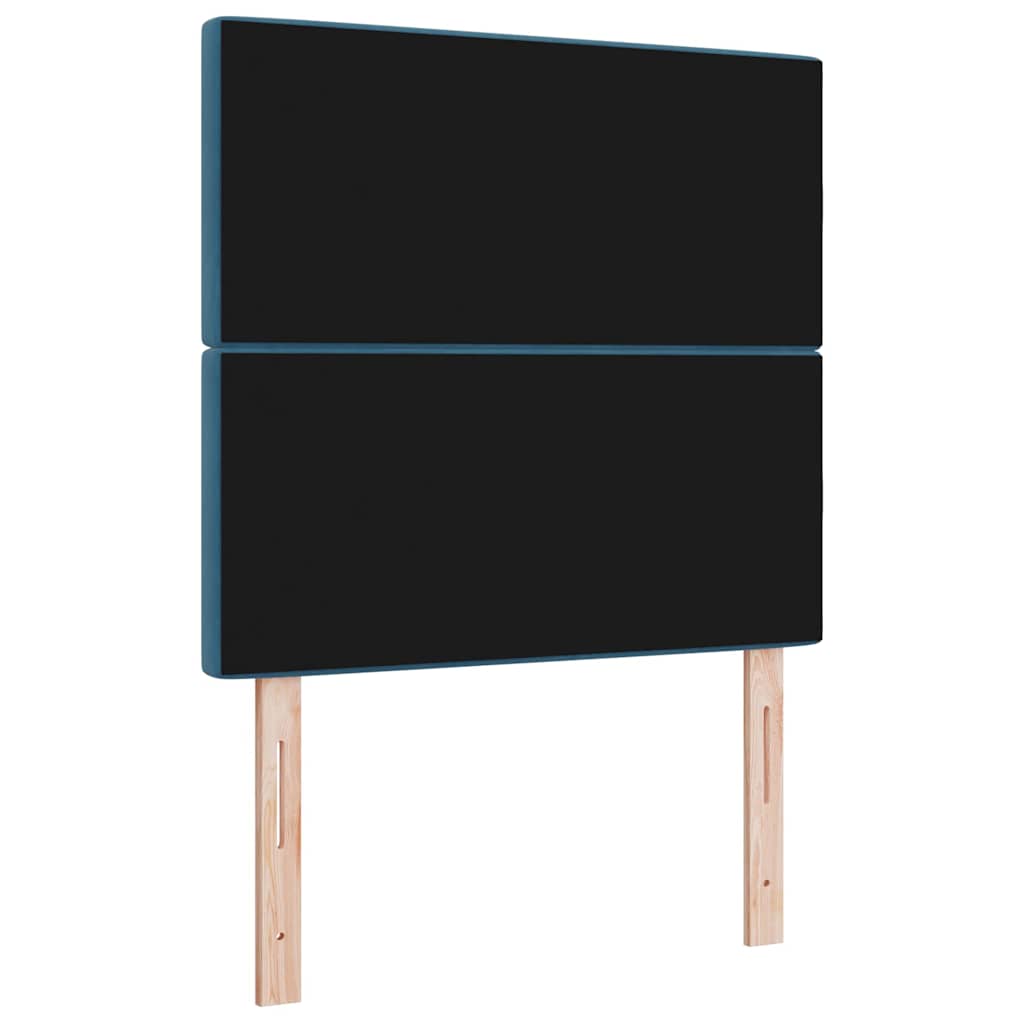 Uzglavlje Tamno plava 90 cm Baršun