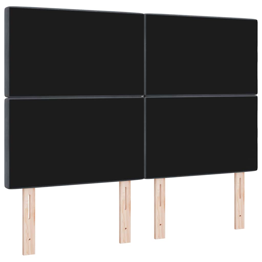 Uzglavlje Tamno siva 144 cm Baršun