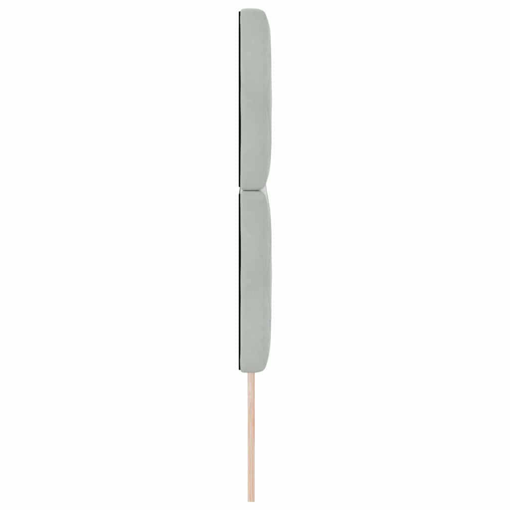 Uzglavlje Svijetlo siva 160 cm Baršun