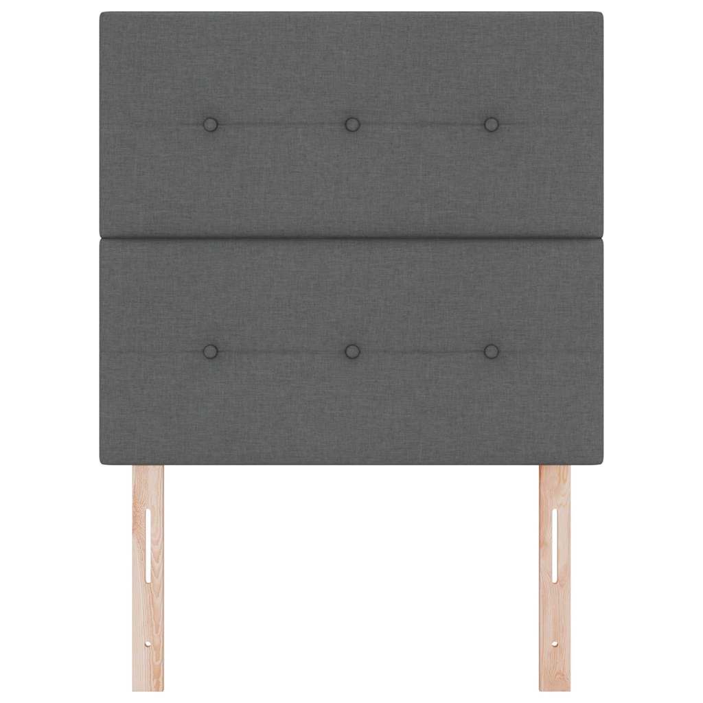 Uzglavlje podesivo po visini Tamno siva 90 cm tkanina