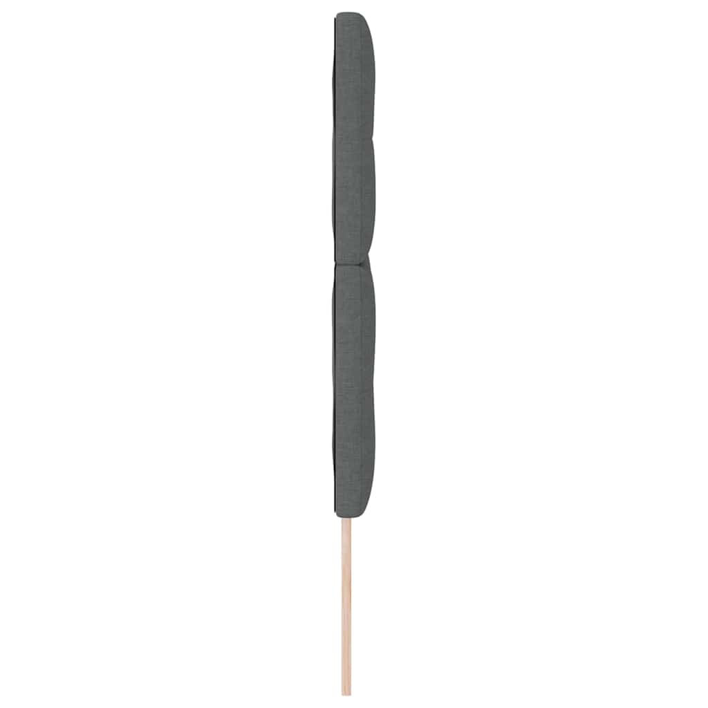 Uzglavlje podesivo po visini Tamno siva 144 cm tkanina